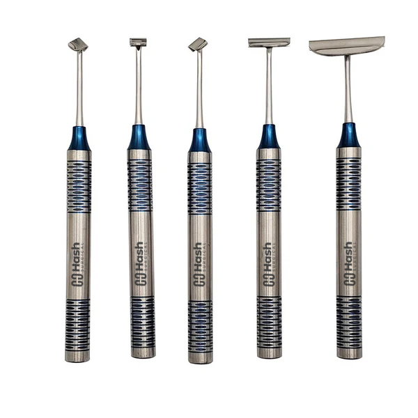 Soft Brushing kit Periosteum Saving kit Dr Choukron Kit in Stainless Steel Cassette
